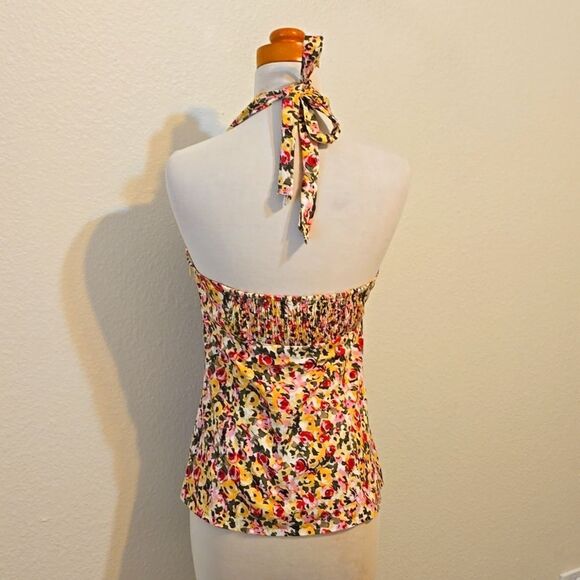 Women’s LOFT Floral Halter Top size 6 - Picture 3 of 9